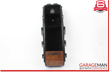 06-11 Mercedes W219 CLS500 Rear Center Console Armrest Arm Rest Wood OEM