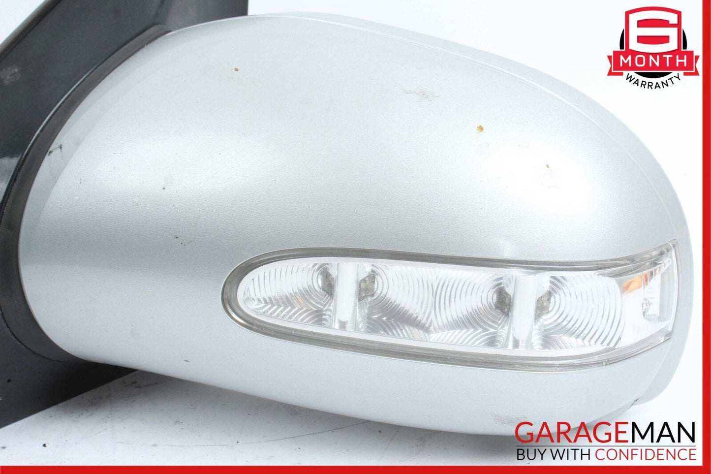 06-10 Mercedes W251 R350 Front Left Driver Side Mirror Door Rear View Silver OEM