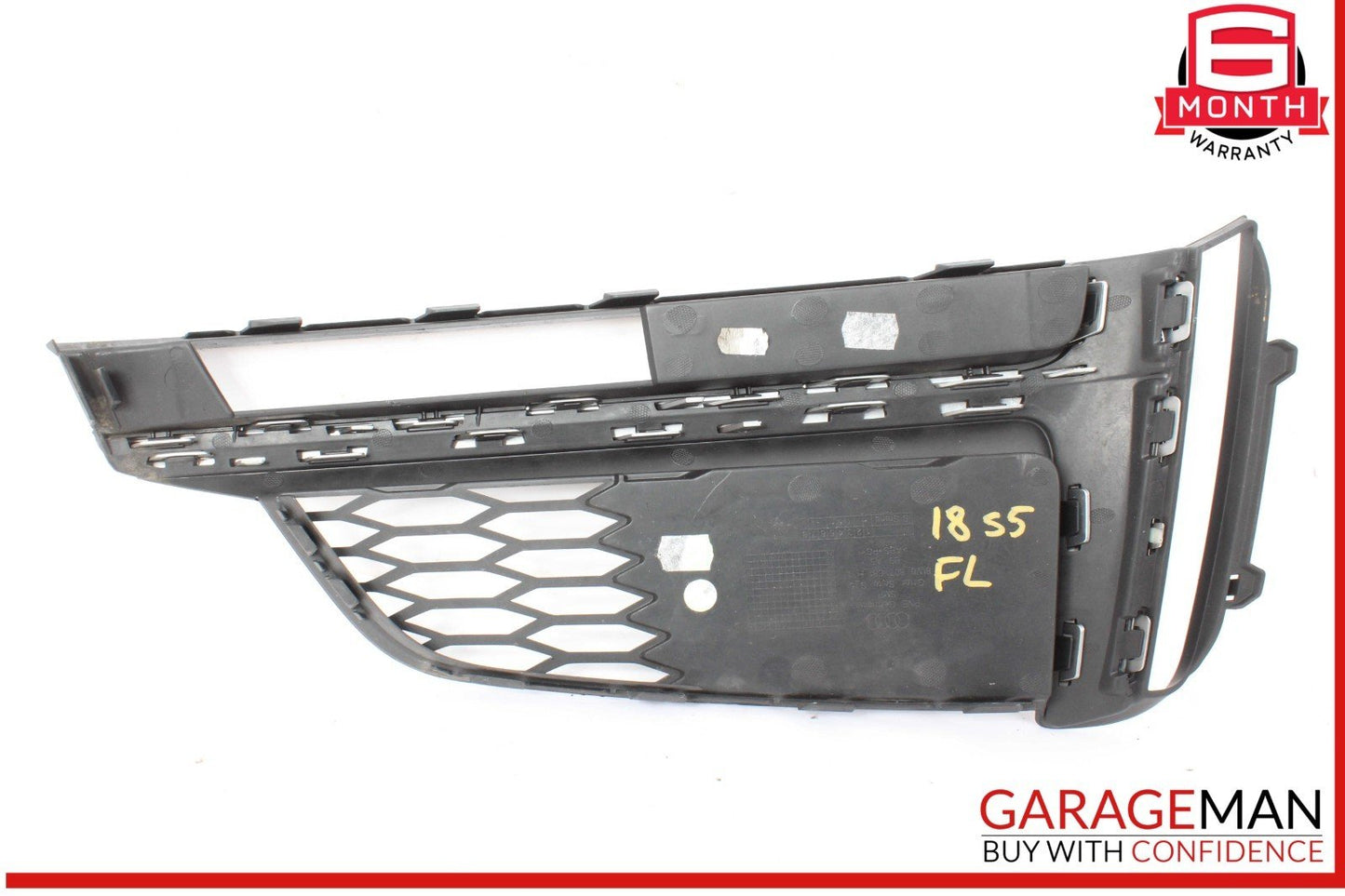 18-24 Audi S5 Front Left Driver Side Bumper Foglight Fog Light Grille Cover OEM