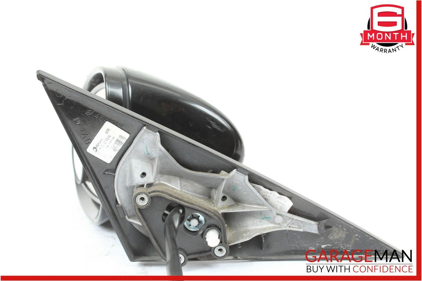 06-08 Mercedes W219 CLS500 Front Left Driver Side Mirror Door Rear View Black