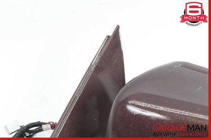 10-13 Mercedes W221 S350 S550 S63 AMG Side Rear View Door Mirror Left Driver Red