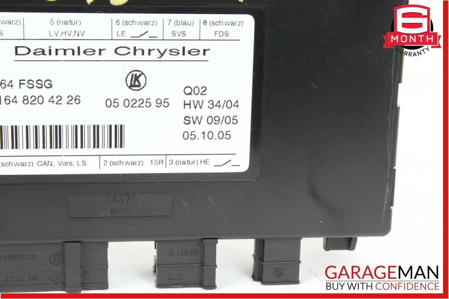 07-12 Mercedes X164 GL450 3rd Third Row Seat Power Folding Controller Module