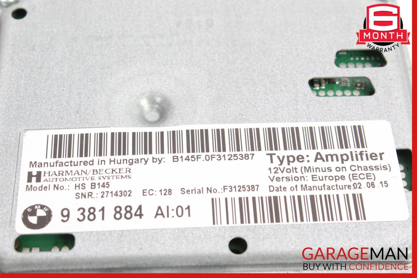 14-19 Mini Cooper Hardtop Active Sound Control Module 9381884 OEM