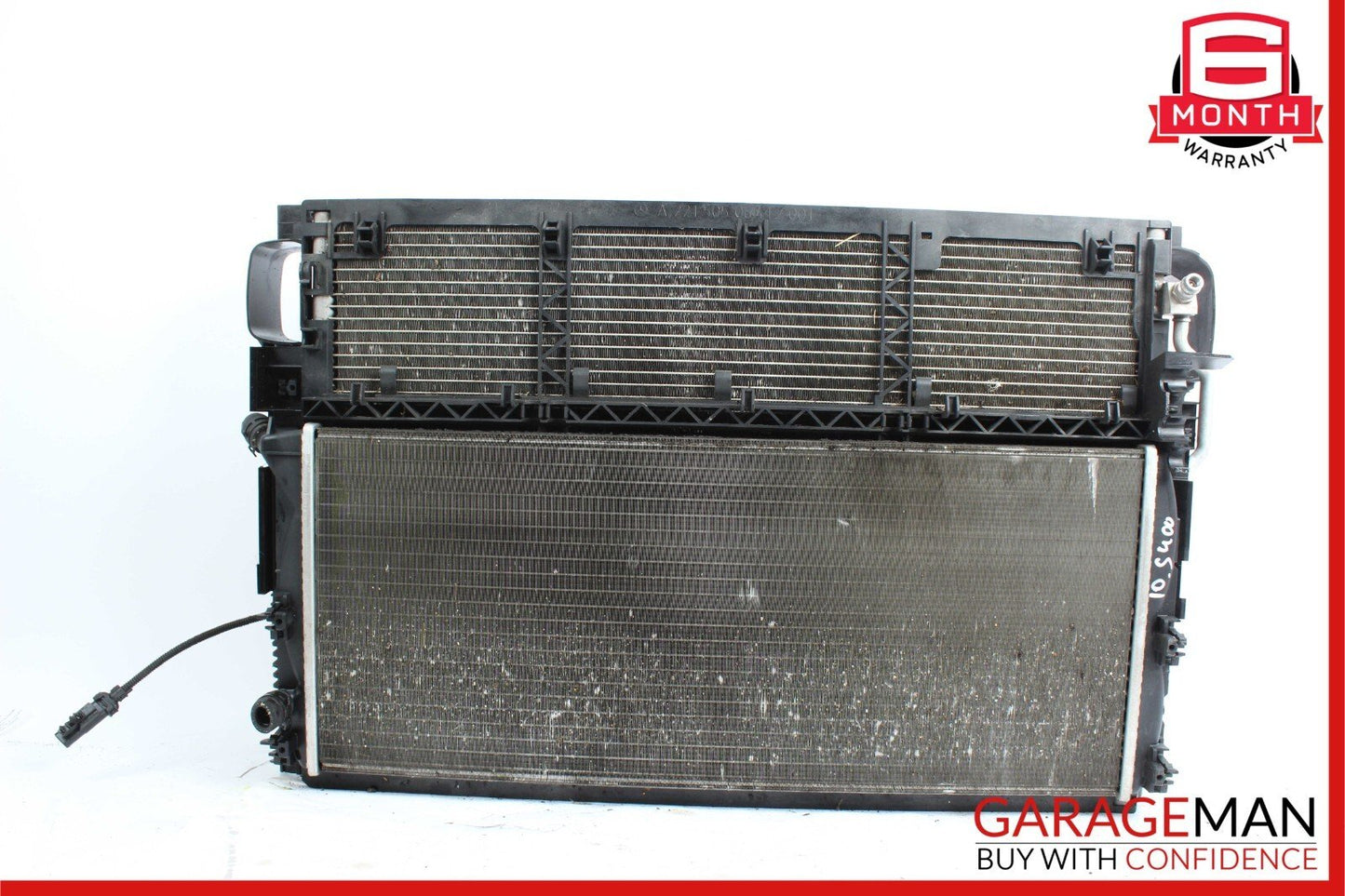 10-13 Mercedes W221 S400 Hybrid A/C AC Air Conditioning Condenser Assembly OEM
