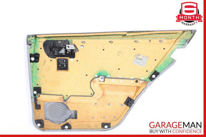 96-97 Mercedes W202 C230 C280 Rear Left Side Interior Door Panel Cover Grey OEM