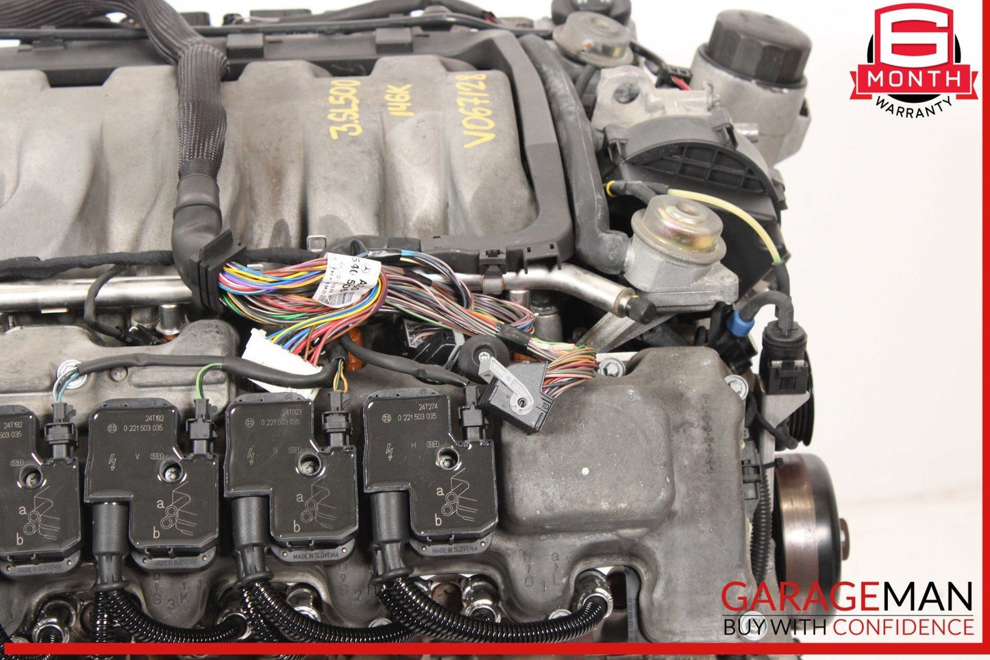 03-06 Mercedes R230 SL500 RWD Engine Motor Block Assembly OEM 146k