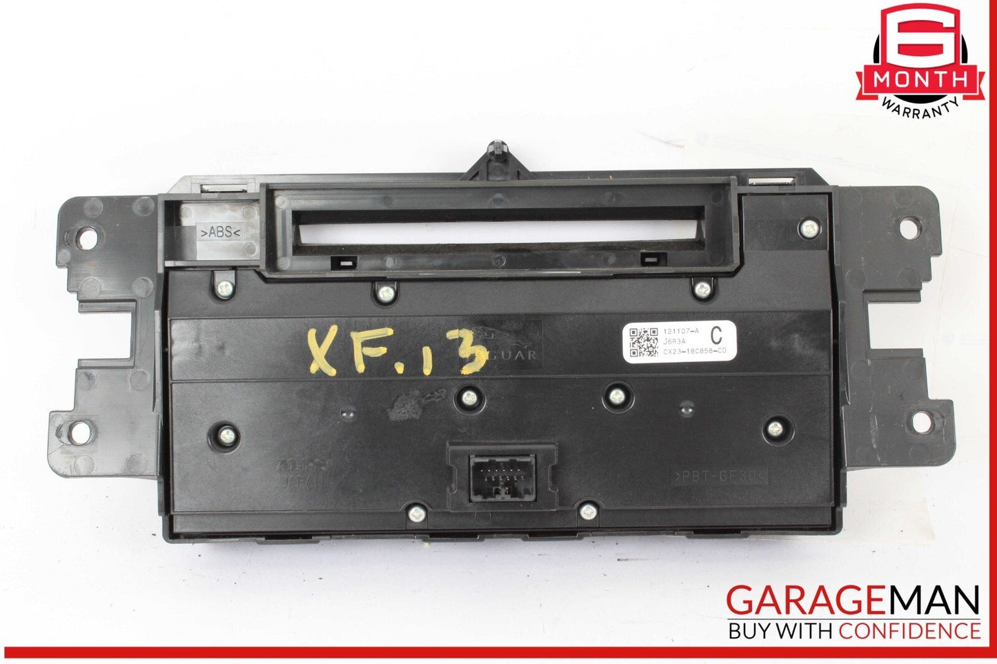 12-15 Jaguar X250 XF XFR Center Console Climate Control Radio Switch Panel OEM
