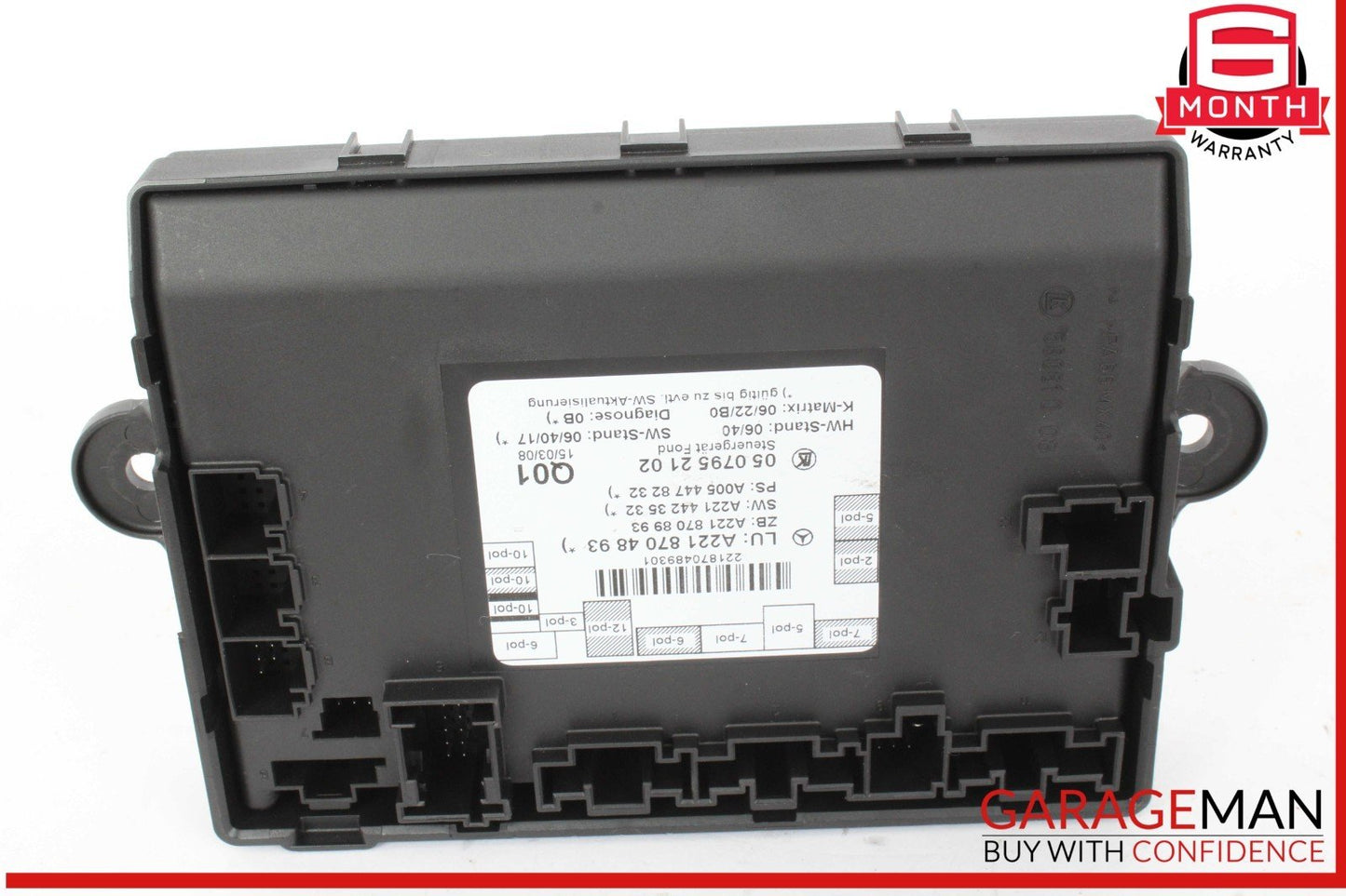 07-13 Mercedes W221 S550 S400 Rear Right or Left Side Door Control Module OEM