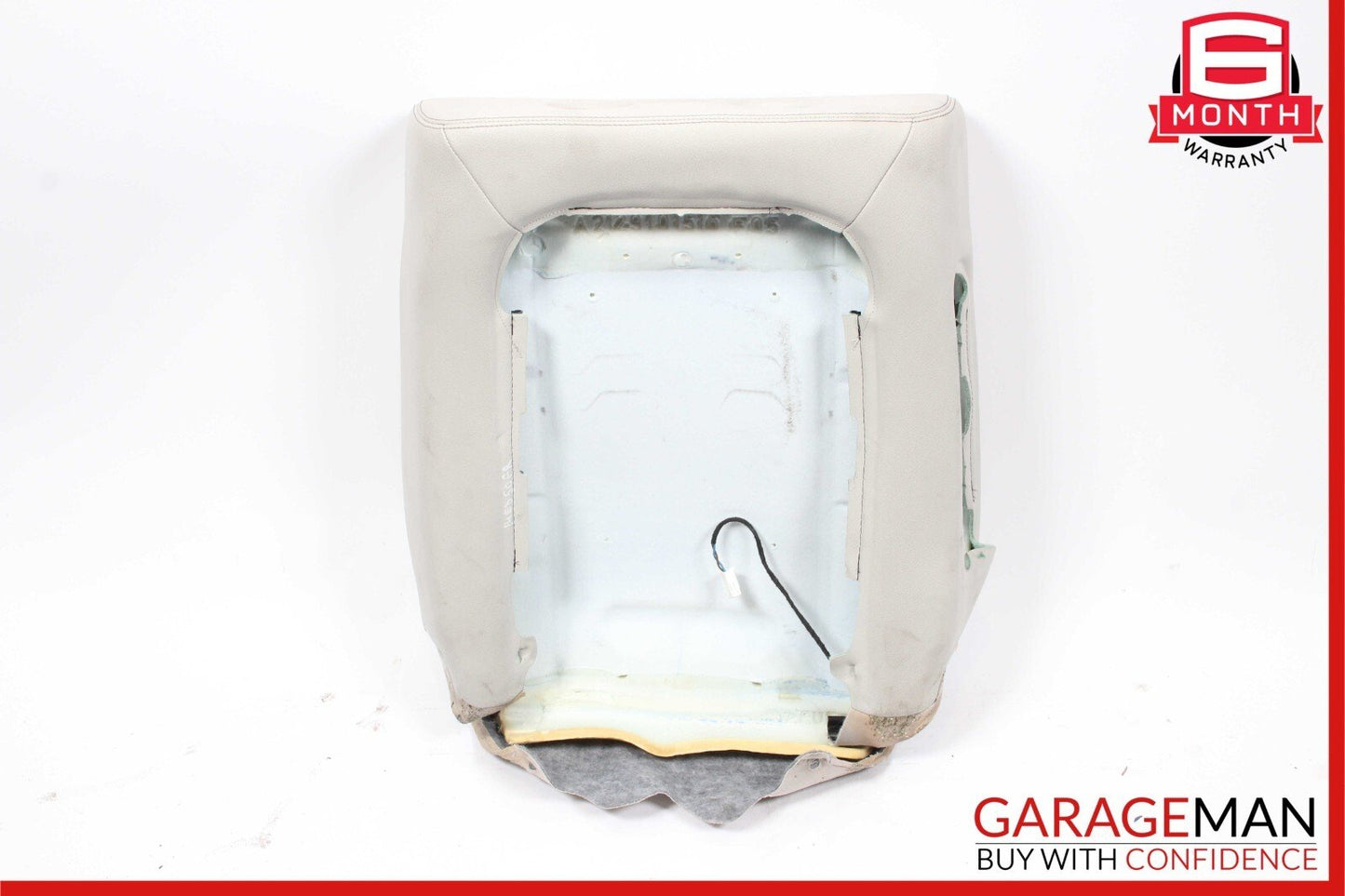 10-16 Mercedes W212 E350 E400 Front Right Side Top Upper Seat Cushion Gray