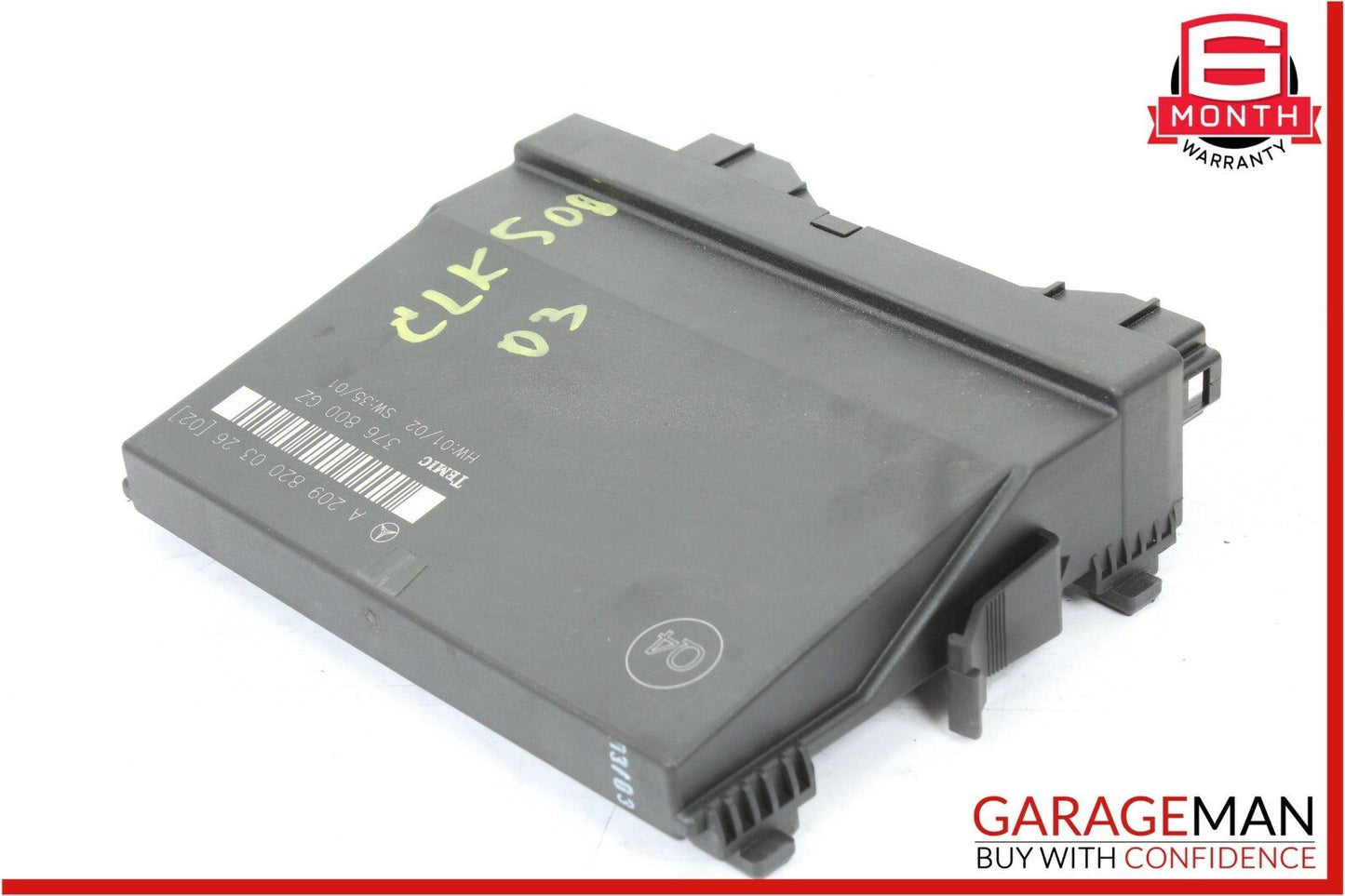 03-09 Mercedes W209 CLK500 CLK55 Rear Temic Control Module 2098200326 OEM