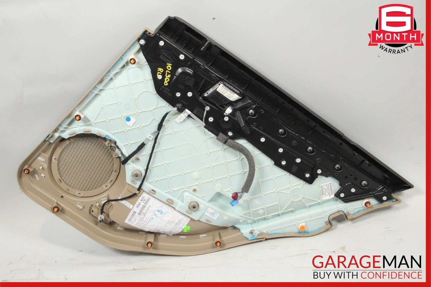 08-14 Mercedes W204 C300 C350 Rear Left Side Interior Door Panel Assembly Beige