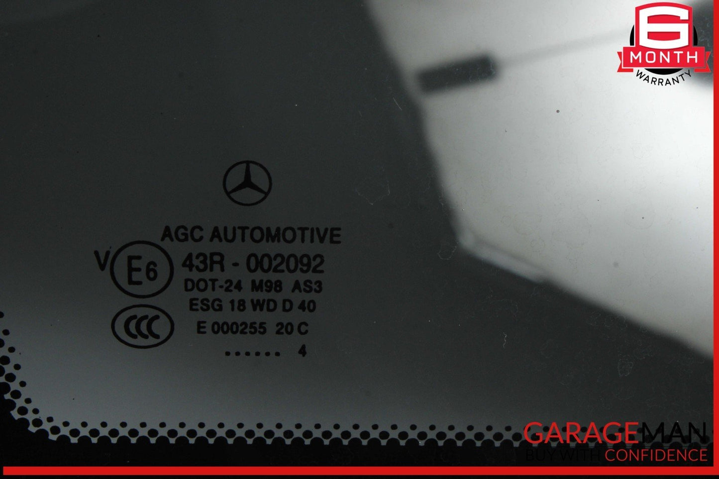 10-15 Mercedes X204 GLK350 4MATIC Rear Left Driver Side Quarter Window Glass OEM