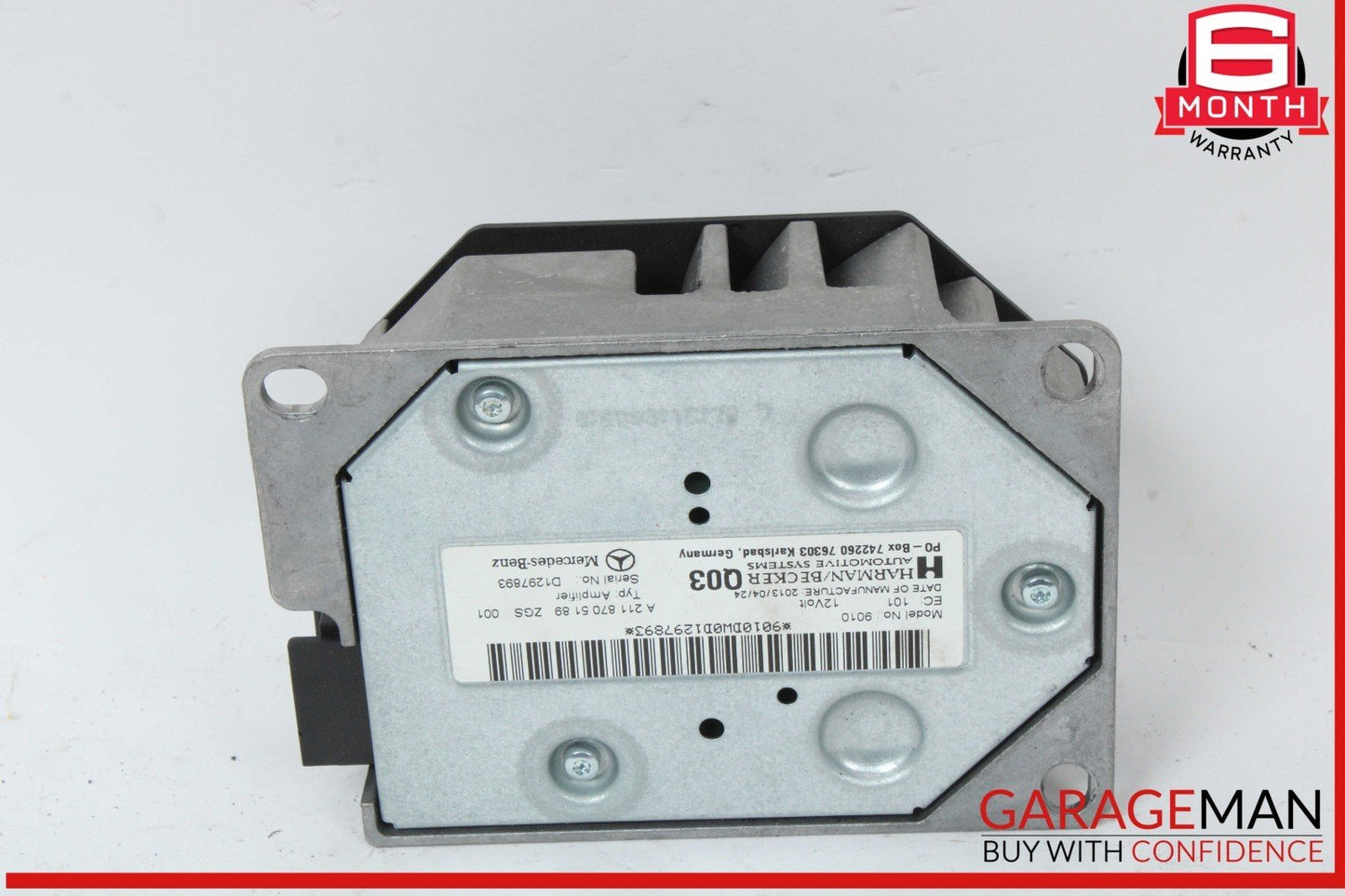 08-18 Mercedes W212 E350 GL450 R350 Subwoofer Amp Amplifier Harman Becker OEM