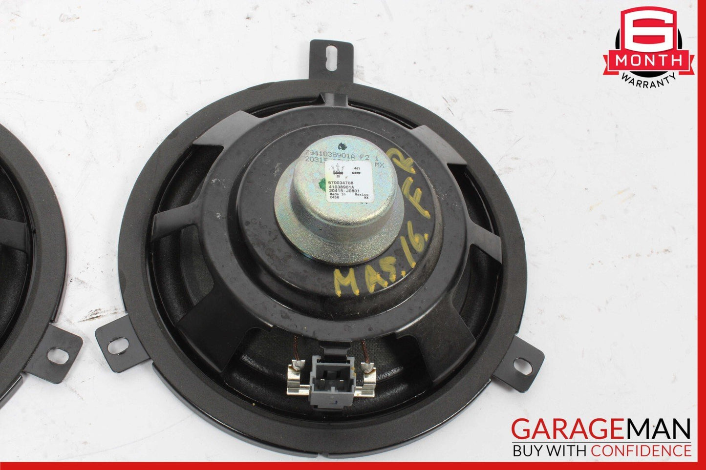 14-18 Maserati Ghibli Front Door Sound Audio Speaker Set of 2 Pc OEM