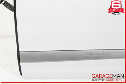 17-19 Audi Q7 Rear Left Driver Side Door Shell White OEM