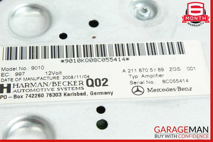 08-18 Mercedes W211 E350 GL450 R350 Subwoofer Amp Amplifier Harman Becker OEM
