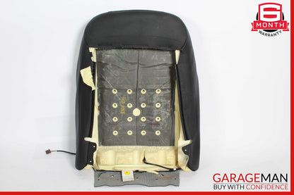 12-18 BMW F30 320i Front Left Top Upper Seat Cushion Black OEM