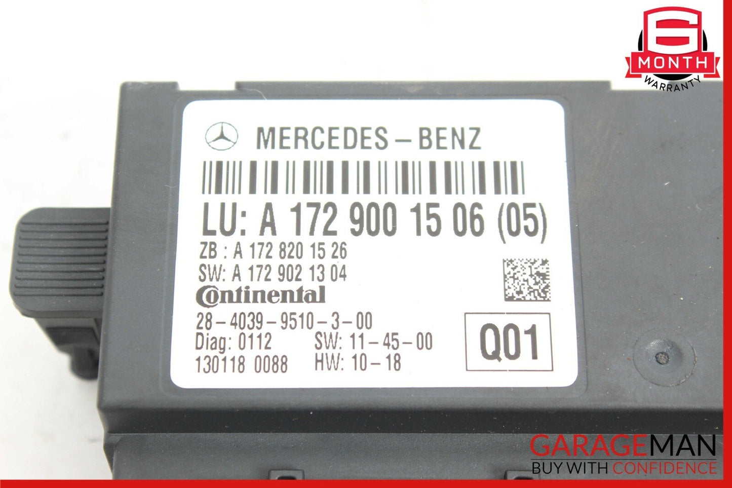 12-20 Mercedes R172 SLK250 SLC300 Roof Convertible Top Module Control OEM