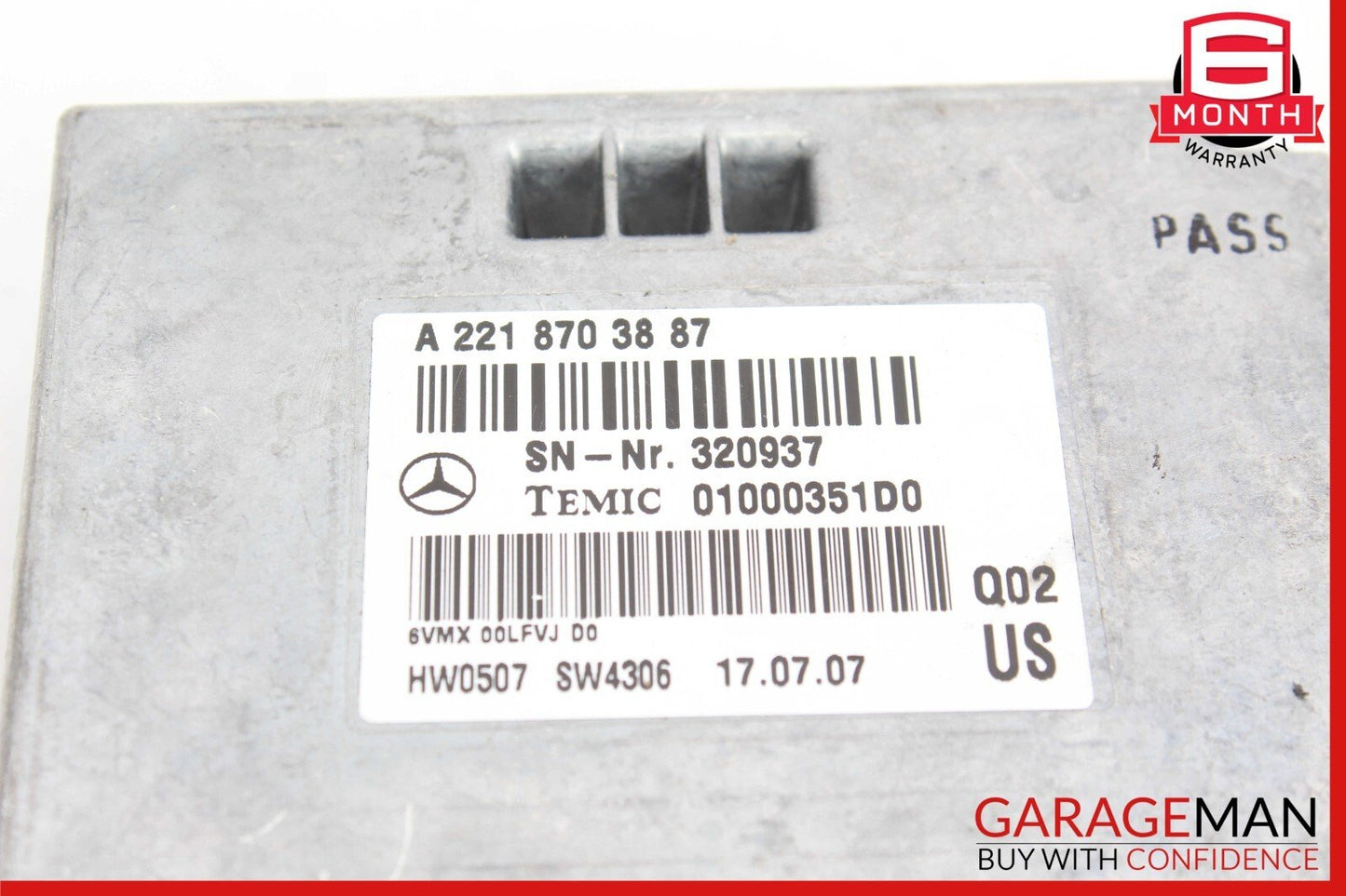 07-14 Mercedes W216 CL550 S550 Voice Language Communication Control Module OEM
