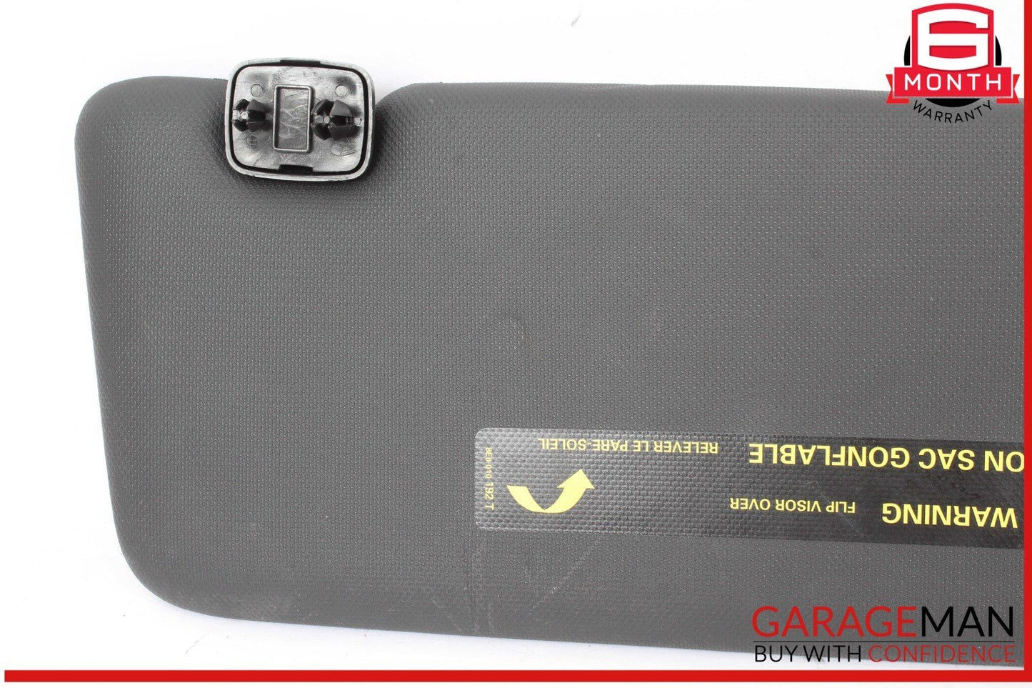 13-18 Audi Q5 Q3 Front Left Driver Side Sun Visor Sunvisor Black 8K0857551 OEM