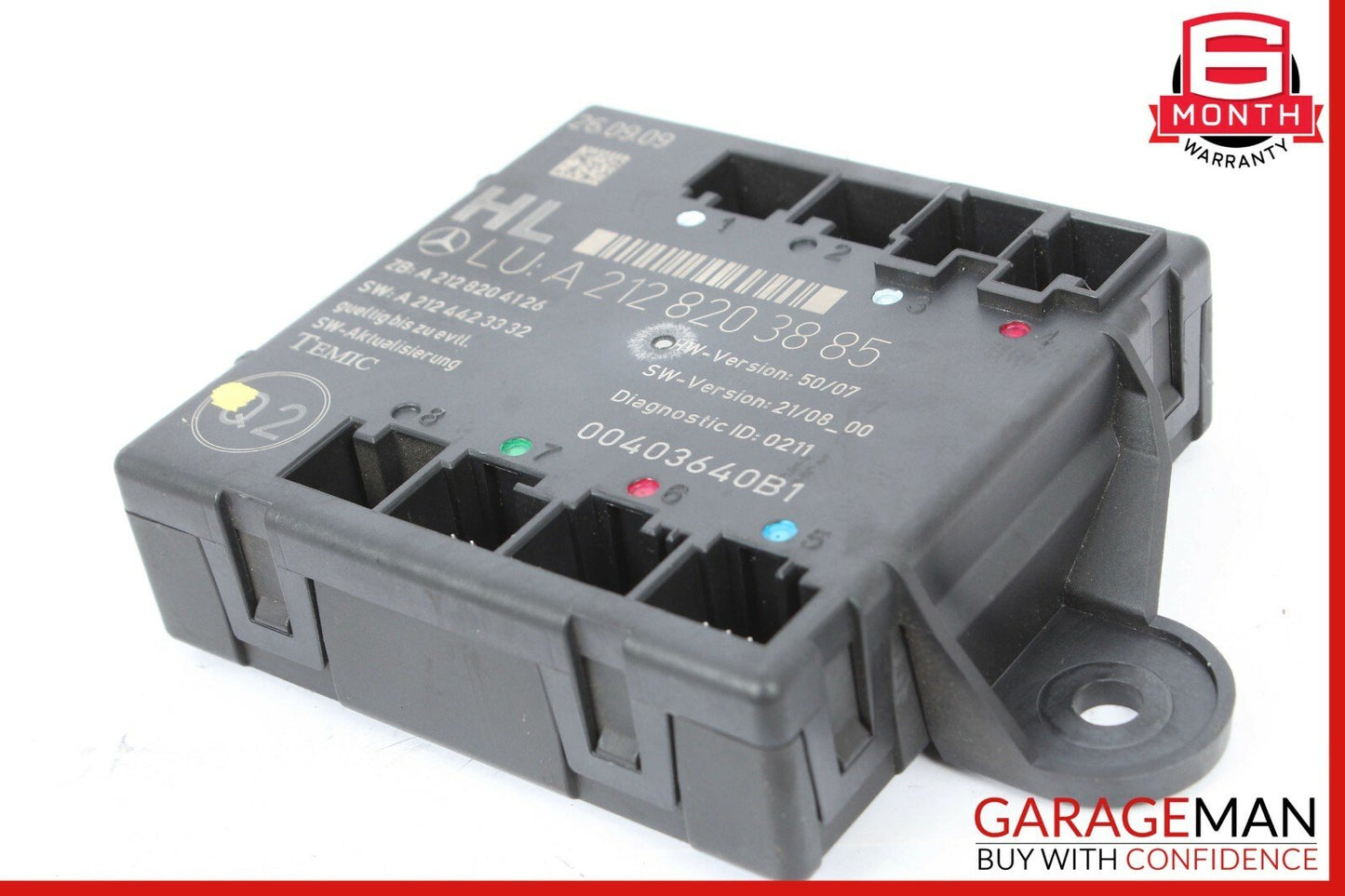 08-15 Mercedes W204 C300 C350 Rear Left Side Door Control Module 2128203885 OEM