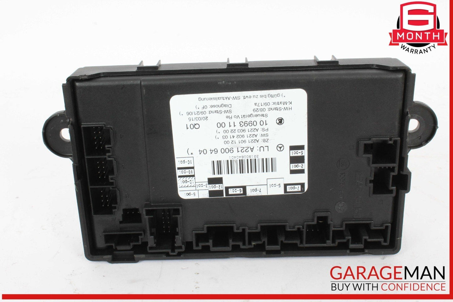 07-13 Mercedes W221 S550 S350 S63 Front Right Door Control Module 2219006304 OEM