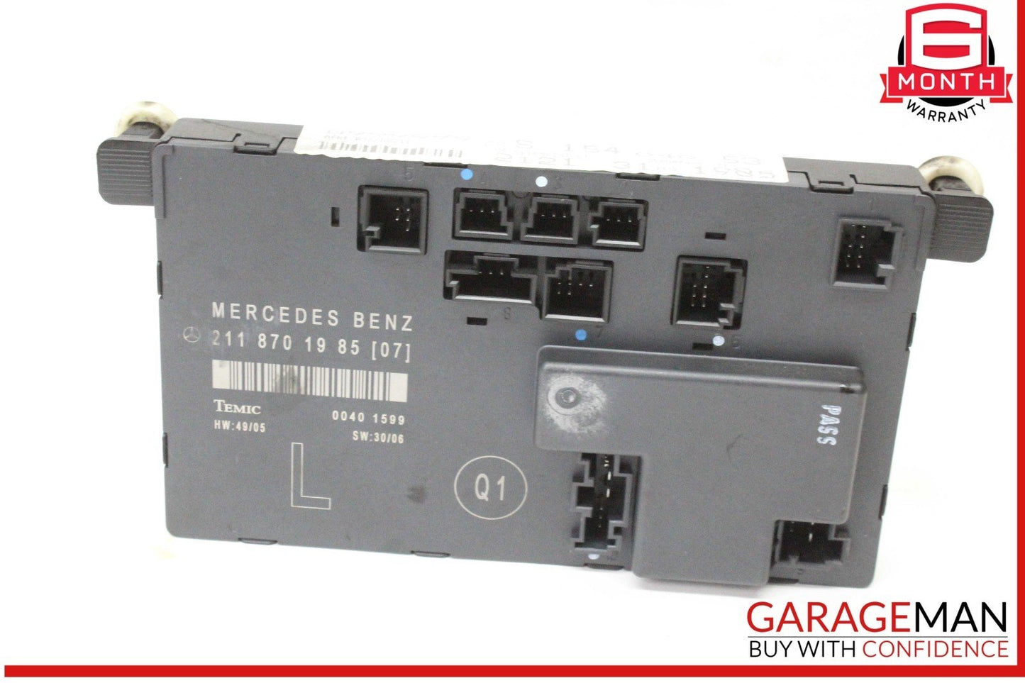 03-09 Mercedes E350 W211 Driver Side Door Control Module 2118208185 OEM
