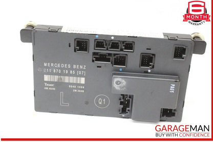 03-09 Mercedes E350 W211 Driver Side Door Control Module 2118208185 OEM