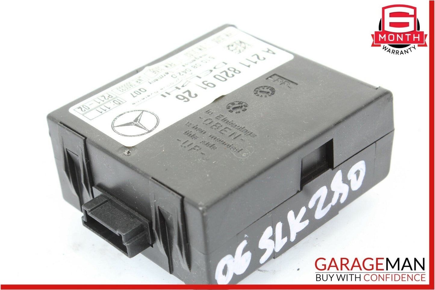 00-06 Mercedes SLK280 CL500 S430 S500 Anti Theft Alarm Sensor Control Module
