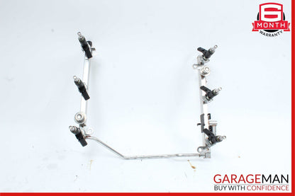 05-12 Mercedes W204 C300 C350 R350 Fuel Injector Rail w/ Fuel Injectors OEM