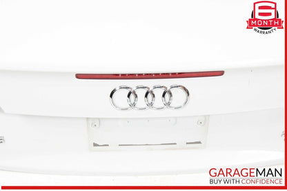 10-17 Audi A5 S5 RS5 Rear Trunk Lid Deck Shell Panel White OEM
