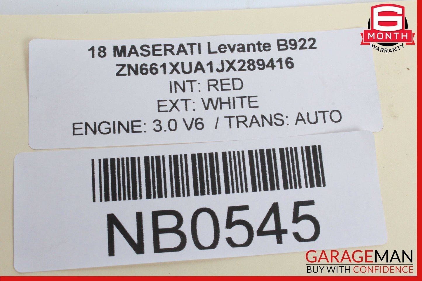 17-20 Maserati Levante M161 Rear Left Side Door Lock Latch Actuator OEM