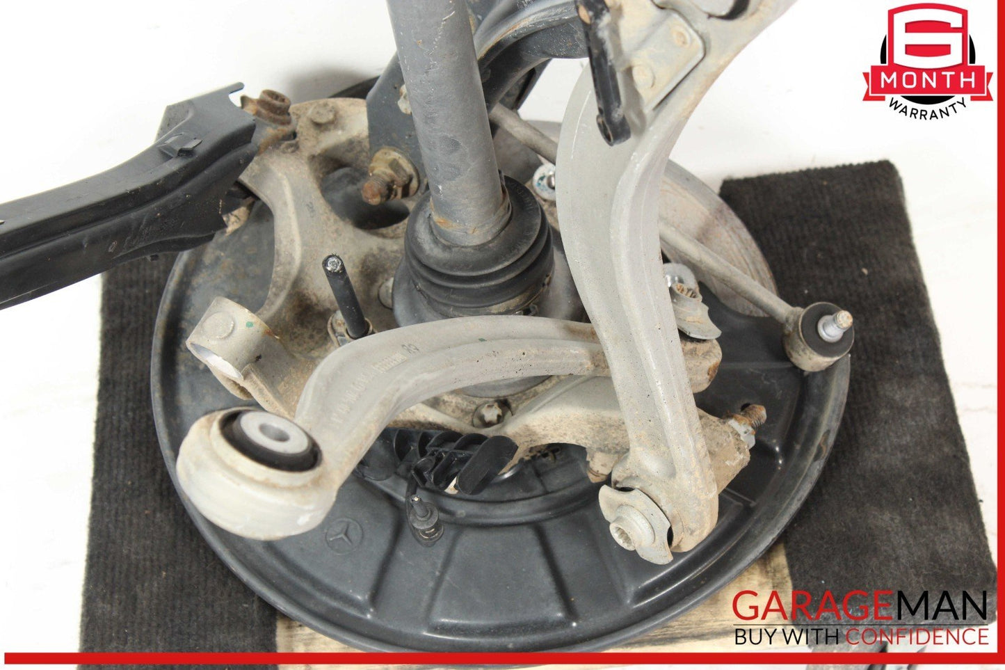 10-16 Mercedes W212 E350 Rear Left Spindle Knuckle Hub Bearing CV Shaft Assembly