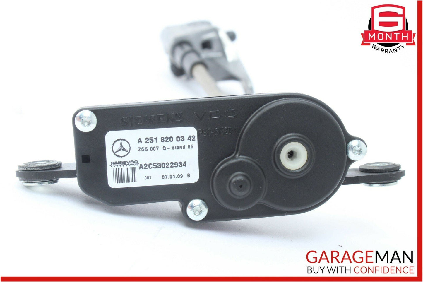 06-12 Mercedes ML450 GL450 Rear Left Side Quarter Window Regulator Motor