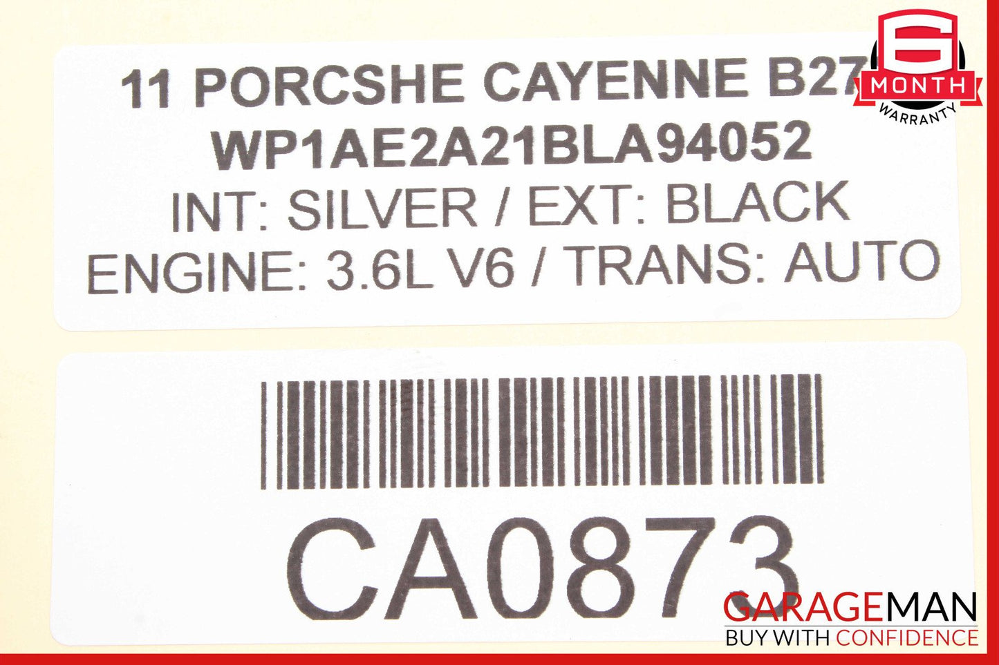 11-17 Porsche Cayenne 958 Transmission Oil Cooler OEM