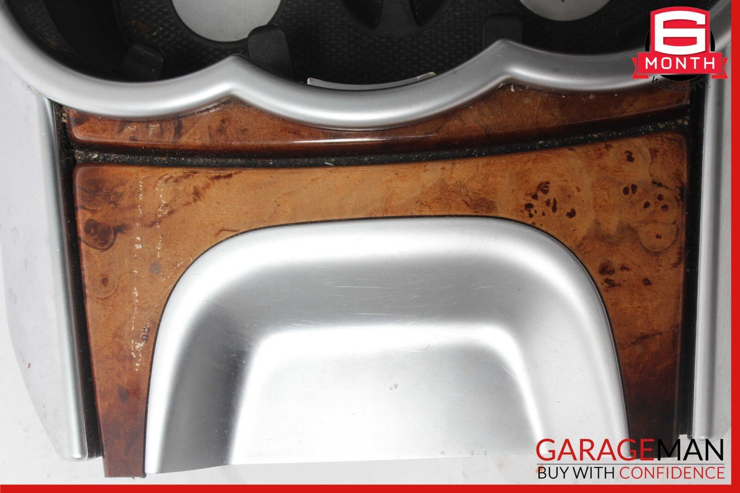 06-10 Mercedes W251 R500 R350 Center Console Cup Holder Ash Tray Wood OEM