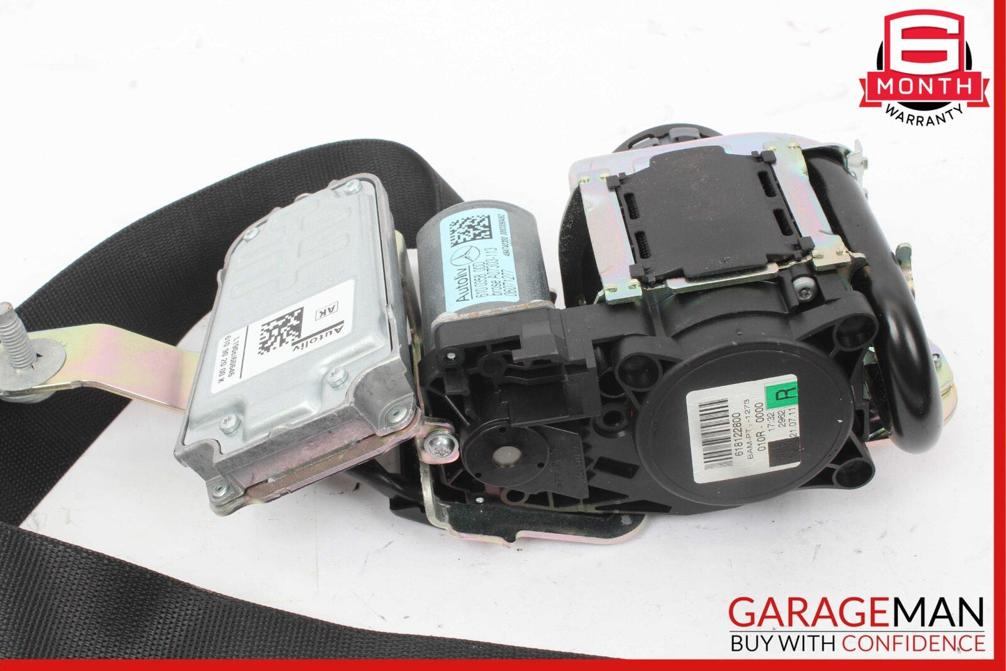 10-13 Mercedes W212 E250 E350 Front Right Seat Belt Seatbelt Retractor Black
