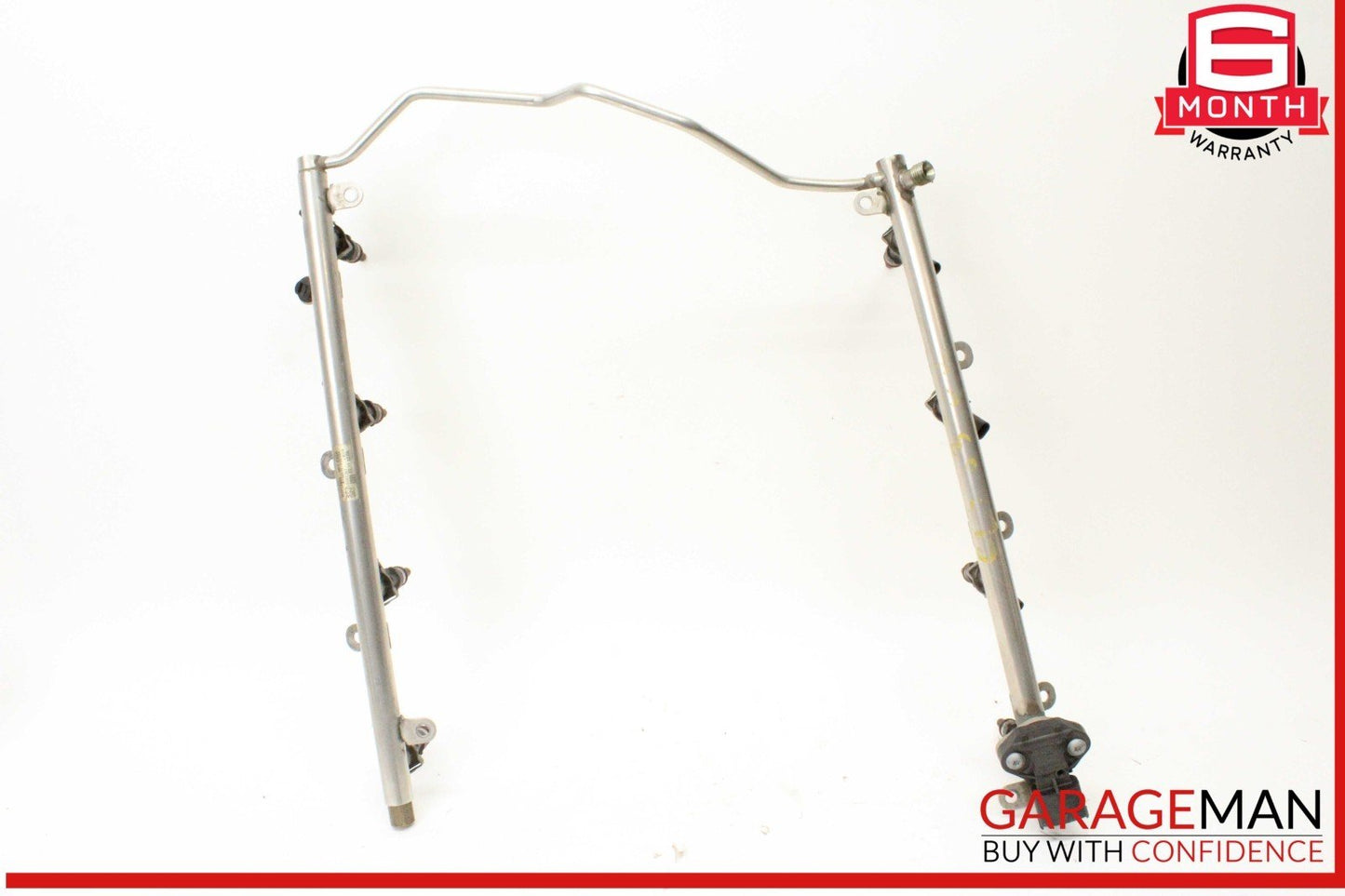 07-12 Mercedes W219 CLS63 SL63 AMG Engine Fuel Injector Rail w/ Injectors OEM