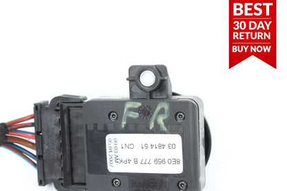 07-09 Audi Q7 Front Right Side Seat Lumbar Adjustment Switch Module Black A110