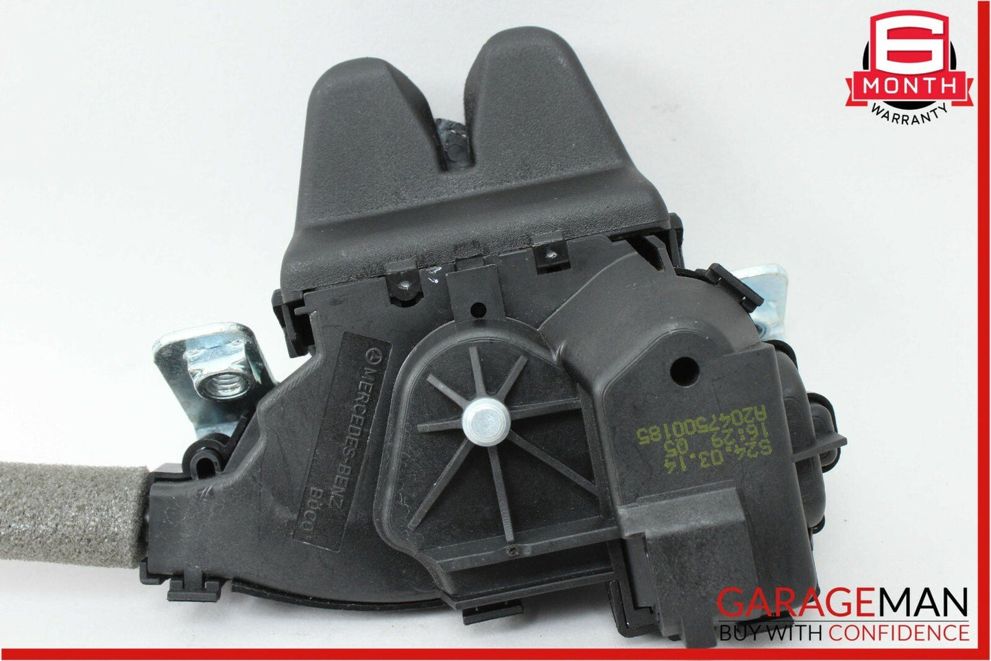 08-15 Mercedes W204 C250 Trunk Lid Lock Latch Actuator w/ Cylinder Mechanism