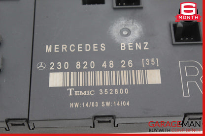 03-12 Mercedes R230 SL550 SL500 SL65 AMG Front Right Side Door Control Module