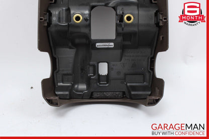 11-18 Porsche Cayenne 958 S Steering Column Lower Trim Cover Panel Brown OEM