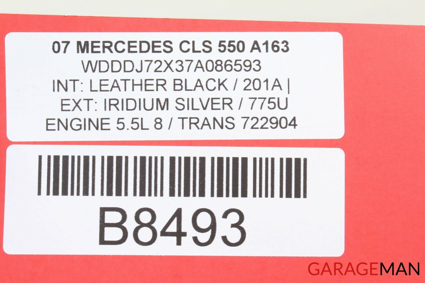 06-11 Mercedes W219 CLS500 CLS550 Rear Left Side Door Control Module Unit Q5 OEM