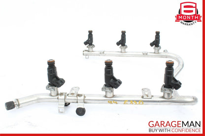 98-00 Mercedes W210 E320 CLK320 Fuel Injector Injection Rail w/ Fuel Injectors
