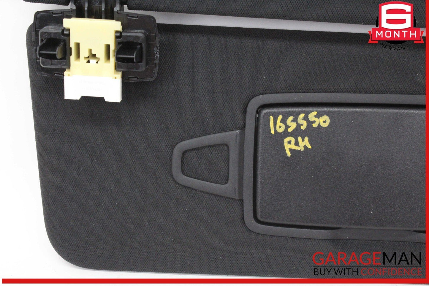14-17 Mercedes W222 S550 Front Right Passenger Side Sunvisor Sun Visor Black OEM