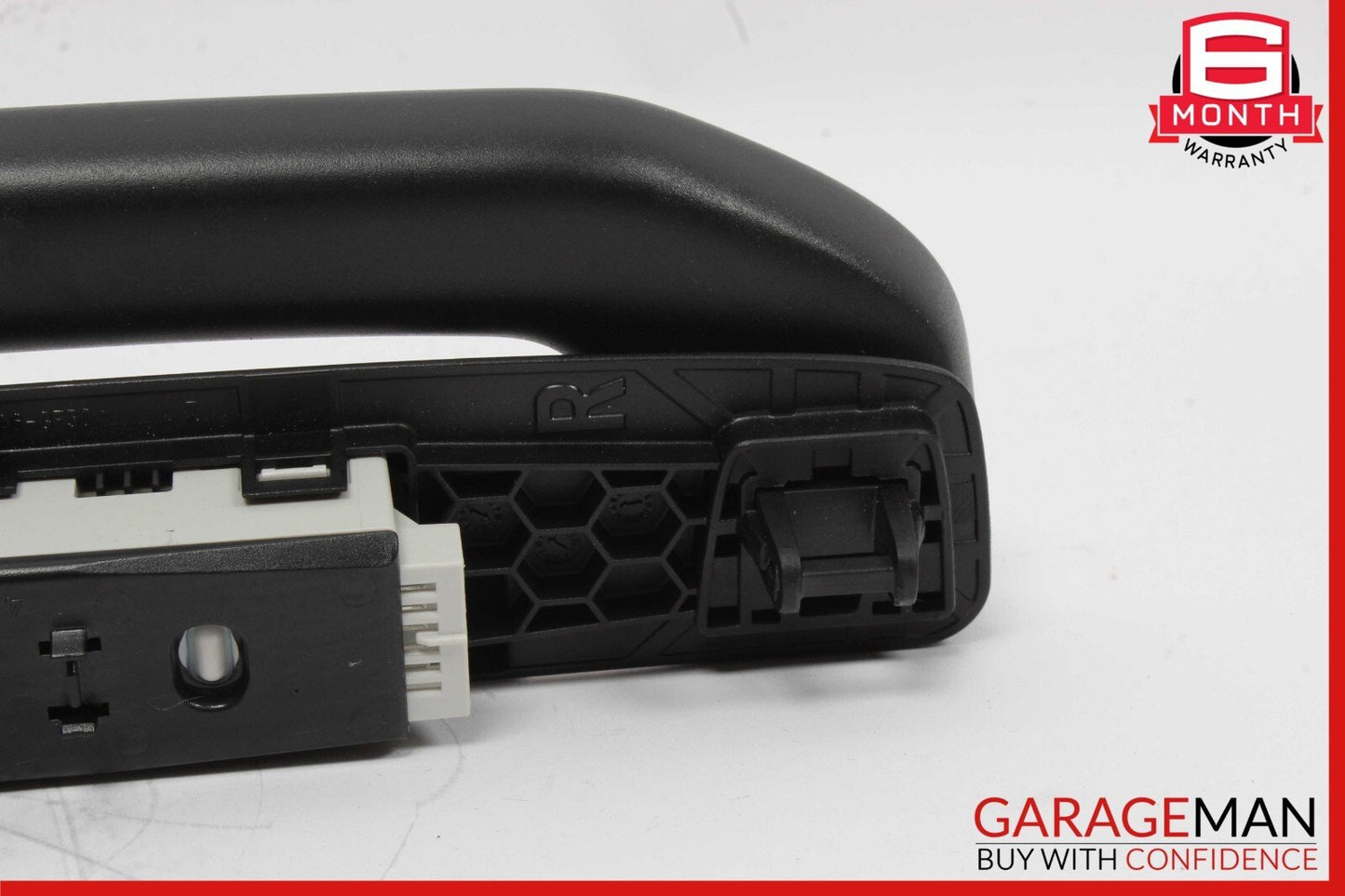 15-20 Mercedes W205 C300 Rear Right Side Roof Grab Handle w/ Lamp Black
