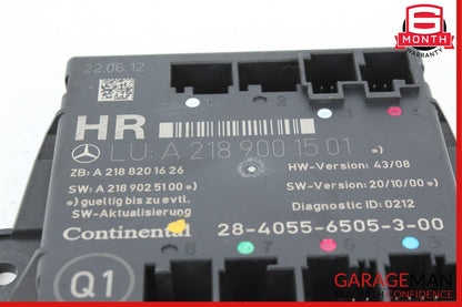 08-18 Mercedes W204 C250 C300 Rear Right Side Door Control Module 2189001501 OEM