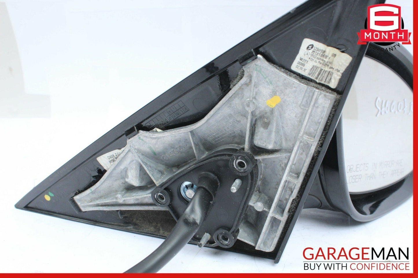 07-09 Mercedes W221 S600 Front Right Side Mirror Door Rear View Cubanite Black