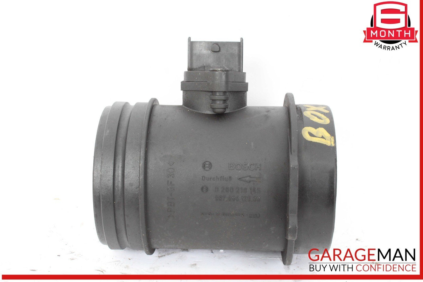 05-08 Porsche Boxster 987 MAF Mass Air Flow Sensor 98760612500 OEM