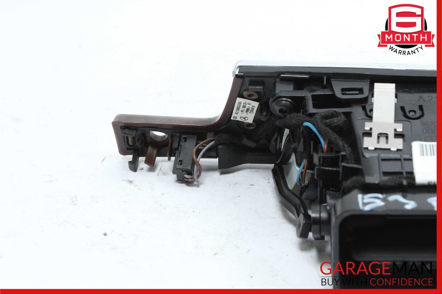 10-13 Mercedes W212 E350 Front Left Dashboard Dash AC A/C Air Vent Trim Wood